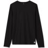 Vuori Long Sleeve Strato Tech Tee - Men's, BLACK, V178